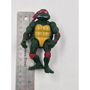 TMNT Raphael Action Figure Red Bandana 4.5 Inch Green Ninja Turtle Toy Vintage